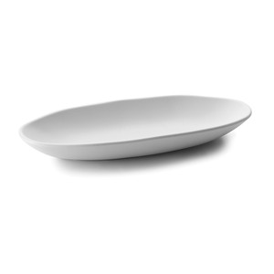 Piatto ovale bianco da portata 12 pollici per uso a tavola - Product Image 1