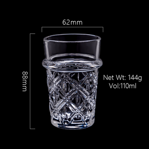 Tasse en verre de 110ml en verre blanc cristal pour <span class=keywords><strong>XO</strong></span> Brandy Whisky Vodka Verres à vin Top Sale - Product Image 4