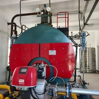 Chaudière à vapeur industrielle horizontale à gaz basse pression de 10 tonnes, adaptée aux hôpitaux et aux usines