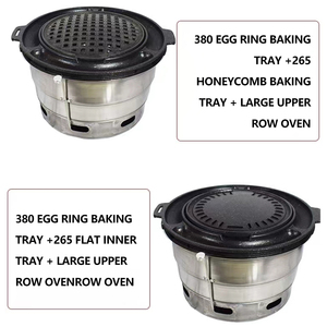 Chảo nướng kim loại chống dính có lưới thép, khay nướng nhỏ dùng để nướng gà, trứng, đồ lỏng - Product Image 4