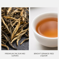 Thé noir Jin Jun Mei en vrac de qualité supérieure, nouveau, cueilli à la main, première récolte du printemps, sourcils dorés, Fujian Chine, en vrac et en sachets