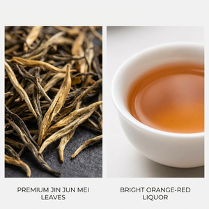 Té Negro Jin Jun Mei Premium Nuevo al por Mayor, Té Suelto Ceja Dorada, Recogido a Mano, Primera Cosecha de Primavera, Fujian China, Bolsas de Té a Granel - Product Image 3