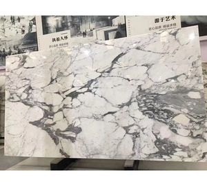 Buen Precio, Alternativa a la Losa de Mármol Calacatta de Italia, Calacatta Blanco, Corchia Arabescato, Moderno, Pulido, Impermeable, para Uso en Hoteles, 18 mm - Product Image 4