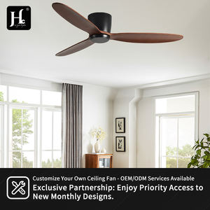 Stable operation, multi-color optional, 36/42/48/52/60 inch DC solid <b>wood</b> blade <b>wall</b> control, modern ceiling fan - Product Image 5