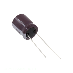 ตัวเก็บประจุแบบมีรูผ่านรู560 uF 20% สารส้ม560 uF 6.3V แบบ UPM0J561MPD6TD - Product Image 1