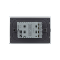 Interruptor de Luz Táctil de Pared de Lujo Livolo US/AU de 3 Vías y 1 Interruptor