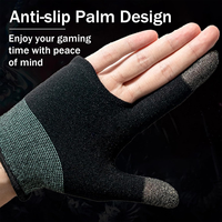 Doigts de manches ultra-fins antidérapants et respirants pour jeux mobiles, gants de jeu tactiles en fibre conductrice