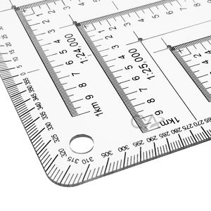 Équerre de coordonnées et de lecture de cartes en gros pour les échelles <span class=keywords><strong>1</strong></span>:24000, <span class=keywords><strong>1</strong></span>:<span class=keywords><strong>25000</strong></span> et <span class=keywords><strong>1</strong></span>:50000 - Product Image 3