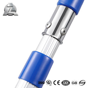 Ajustable 3,6 <span class=keywords><strong>metros</strong></span> 3 secciones <span class=keywords><strong>Flexi</strong></span> Clamp Suministros de limpieza Poste de extensión telescópico ligero - Product Image 5