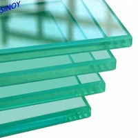 4mm 5mm 6mm 8mm 10mm 12mm 15mm 19mm Verre trempé clair renforcé par la chaleur pour la sécurité des bâtiments Verre de construction
