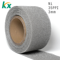 Rouleau de mousse de nickel haute pureté Kuangxun 35PPI, épaisseur 3 mm, bande de mousse de nickel à cellules ouvertes pour électrodes de batterie et filtration