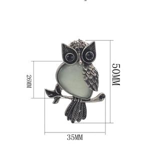 <span class=keywords><strong>Broche</strong></span> hibou vintage, énergie spirituelle, pierre précieuse, cristal de guérison, strass, <span class=keywords><strong>broche</strong></span> pour femmes et hommes, banquet de mariage - Product Image 3