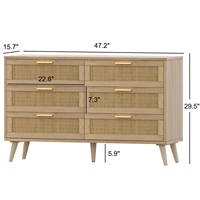 Commode minimaliste moderne à fermeture en douceur finition de haute qualité pour la maison chambre à coucher hôtel commode en gros en vrac