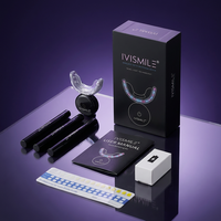 Kit de blanchiment dentaire LED sans fil professionnel personnalisé 35% CP, gel blanchissant sans sensibilité, utilisation à domicile, lumière rouge-bleue, OEM