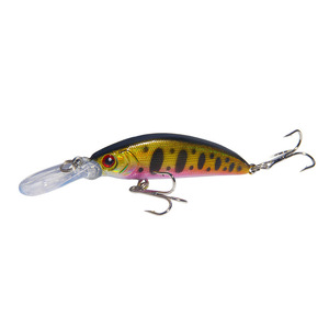 Vente en gros d'appâts durs de 7cm/6g leurre de pêche méné revêtement réfléchissant <span class=keywords><strong>pour</strong></span> saumon d'eau douce poisson-chat vivaneau basse matériau ABS - Product Image 4