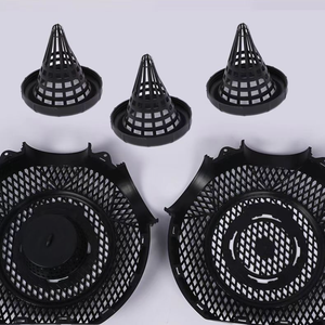 <span class=keywords><strong>Panier</strong></span> de pêche en plastique, cage à crevettes, cage à loches, cage à homards, cage à poissons, cage à anguilles de rizière, cage à écrevisses, filet de pêche à 6 trous - Product Image 5