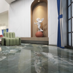 Piastrelle in marmo firenze lucide e nitide 600x1200mm accenti da pavimento in porcellana forti e durevoli per uso domestico - Product Image 2