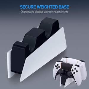 Station de charge rapide en gros avec indicateur LED pour PS5, chargeur de sécurité à triple protection pour deux manettes - Product Image 6