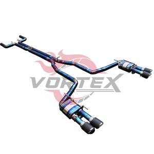 Escape Catback VORTEX de Titanio Azul Quemado con Tecnología Valvetronic para Maserati Levante 2016-2025, Instalación Directa con Tornillos - Product Image 2