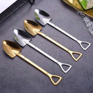 ช้อนตักแตงโม/ไอศกรีม/กาแฟ รุ่น 304 SS Sapper Shovel Spoon อุปกรณ์ทำขนมหวาน อุปกรณ์ครัวสุดฮิต รูปทรงจอบ - Product Image 4