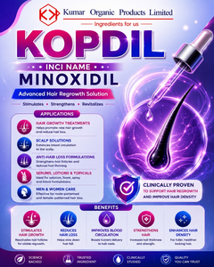Ingrédient de croissance capillaire Minoxidil, poudre blanche pour sérum, shampoing, spray, mousse, lotion et soin du cuir chevelu - Product Image 6
