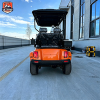 Nouvelle conception de voiturette de golf haut de gamme pour 4 personnes, véhicule de tourisme à 4 roues stable avec accessoires complets