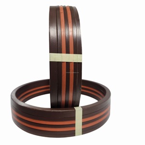 Joint d'étanchéité de piston en caoutchouc combiné groupe V renforcé de tissu MERK. Étanchéité des cylindres hydrauliques combinés standard EL - Product Image 6
