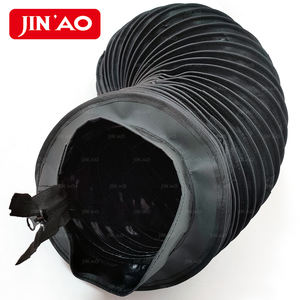 Équipement de levage résistant à l'usure Couverture de soufflet rond Fermeture à glissière Tige d'<span class=keywords><strong>accordéon</strong></span> Couverture de soufflet - Product Image 2