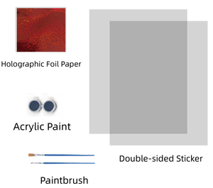 Kit Pittura Glitter Antistress - Kit Artistico Fai <span class=keywords><strong>da</strong></span> Te Pop Art Cane <span class=keywords><strong>Dalmata</strong></span> con Lamina Olografica per Adulti e Bambini - Product Image 4