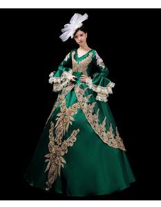 QQWZ180 personalizado Marie rococó mujeres 18th siglo traje Antoinette vestido de baile victoriano mascarada vestidos de fiesta teatro - Product Image 6