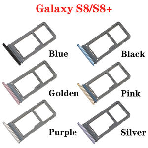 Support de carte SIM simple ou double, 7 couleurs, support de cadre de remplacement pour <span class=keywords><strong>Samsung</strong></span> Galaxy S8 S8 Plus S8P, accessoires de téléphone - Product Image 2