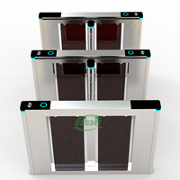 Torniquete de Puerta Rápida de Acero Inoxidable 304, Barrera Automática Abatible para Control de Acceso en Estaciones de Metro