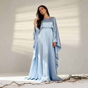 Abaya Elegante de Lujo de Poliéster Perla de Alta Calidad para Mujeres Musulmanas, Vestido de Fiesta Personalizado y Estilizado - Product Image 2