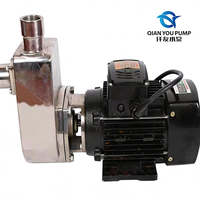 Pompe centrifuge auto-amorçante Qianyou en acier inoxydable 304/316 de qualité alimentaire, résistante aux acides et aux alcalis, pour usage industriel horizontal