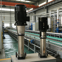 Pompe centrifuge verticale multi-étages haute pression OEM pour le pompage d'eau propre