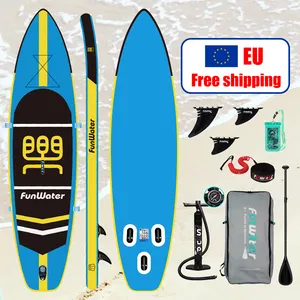 Frete Grátis da UE Dropshipping Wholesale fanatic sup paddle board inflável carbon kayak paddle surf prancha para venda