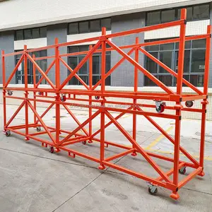 Customized 3 Layers Heavy Duty Aluminum Profile Transport Cart Outdoor With Wheels For Warehouse