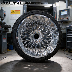 JZCNCW - Rines Personalizados de 24 Pulgadas, Rines de 26 Pulgadas, Rines Forjados de Plato Profundo para Automóviles de Pasajeros, Rines para F-150, F450, 1500 Silverdo, 2500 - Product Image 1