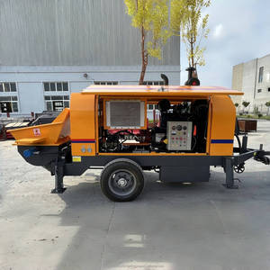 Precio bajo, alta calidad, motor diésel portátil, camión pequeño Mini, máquina bomba de hormigón, bomba de hormigón - Product Image 1