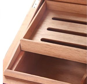 Humidor Portátil de Madera de Cedro Español para Cigarros, Ecológico, con Acabado Lacado Único, Venta al Por Mayor - Product Image 4