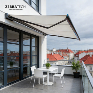Auvent rétractable avec <span class=keywords><strong>moteur</strong></span> pour remplacement <span class=keywords><strong>de</strong></span> parasol extérieur et couverture <span class=keywords><strong>de</strong></span> terrasse - Product Image 1