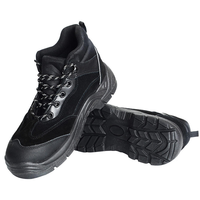 Bottes de travail pour hommes AOXIANG à embout d'acier - Tige en daim, doublure en maille respirante, antistatiques, toutes saisons, pour usage industriel et de construction