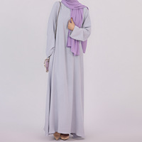 Vente en gros Dubaï Arabie Turquie Robe Musulmane de Luxe pour Femmes, Abaya Caftan Noir Personnalisé