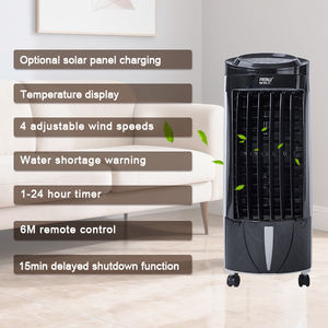 Installation Free Remote Control Low Source-Electric ABS <strong>UK</strong>/EU/US Plug Portable Evaporative Air <strong>Cooler</strong> Fan with 15L <strong>Water</strong> Tank - Product Image 2