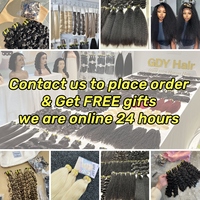 GDYhair Lot de Cheveux Naturels Birmans Bouclés Bruts Vietnamiens – Cheveux Humains Vierges Alignés avec les Cuticules – Extension de Cheveux Naturels Birmans Bouclés