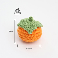 Vente directe usine – Pendentifs amigurumi en crochet faits main, mignons fruits et légumes, à bas prix, pour fêtes et décoration intérieure
