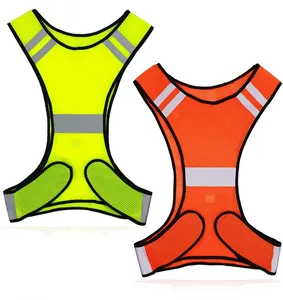 Reflective Vest for Running or Cycling (2 Pack) Reflector Jackets High Visibility Safety Clothing Safety Vest