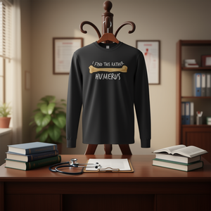 Camiseta de manga larga con estampado médico para médicos y profesionales sanitarios - Product Image 3