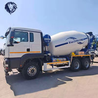 Camion malaxeur à béton HOWO 6x4 d'occasion, 10m3, 371HP, Euro 2, pour travaux lourds, à vendre au prix direct usine