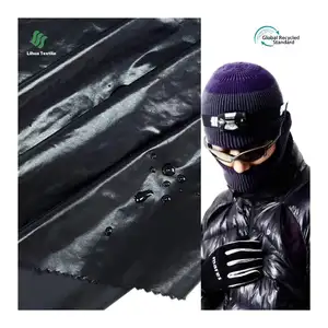 Wholesale breathable thin waterproof 100% nylon bright hot calender fabric for jacket